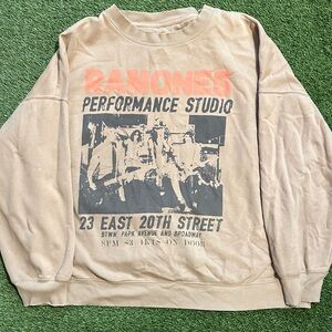 Ramones Performance Studio Vintage Style American Eagle Distressed Shirt XL